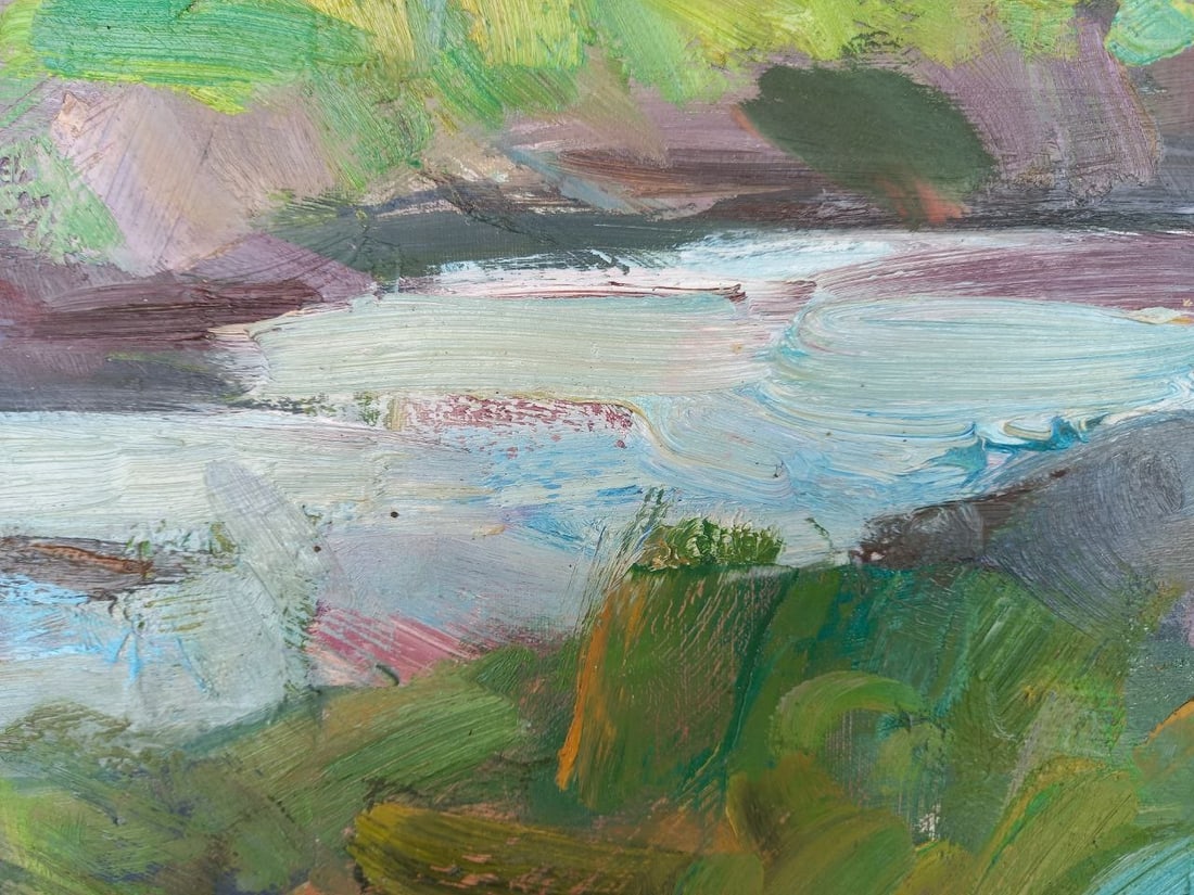 Oil painting In the mountains Alex Ditriev - 3