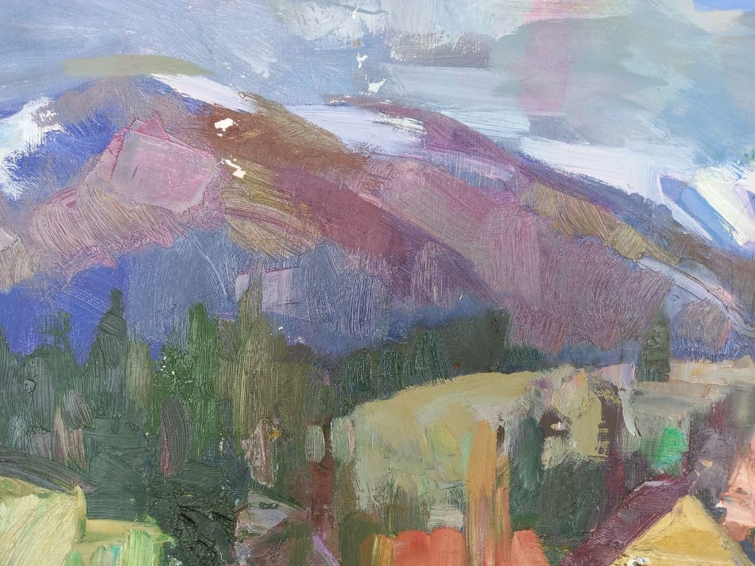 Oil painting In the mountains Alex Ditriev - 5