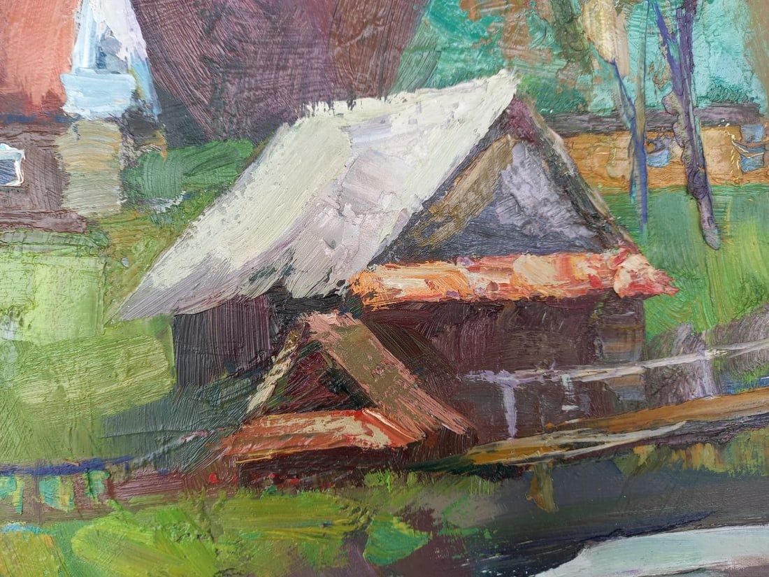 Oil painting In the mountains Alex Ditriev - 7