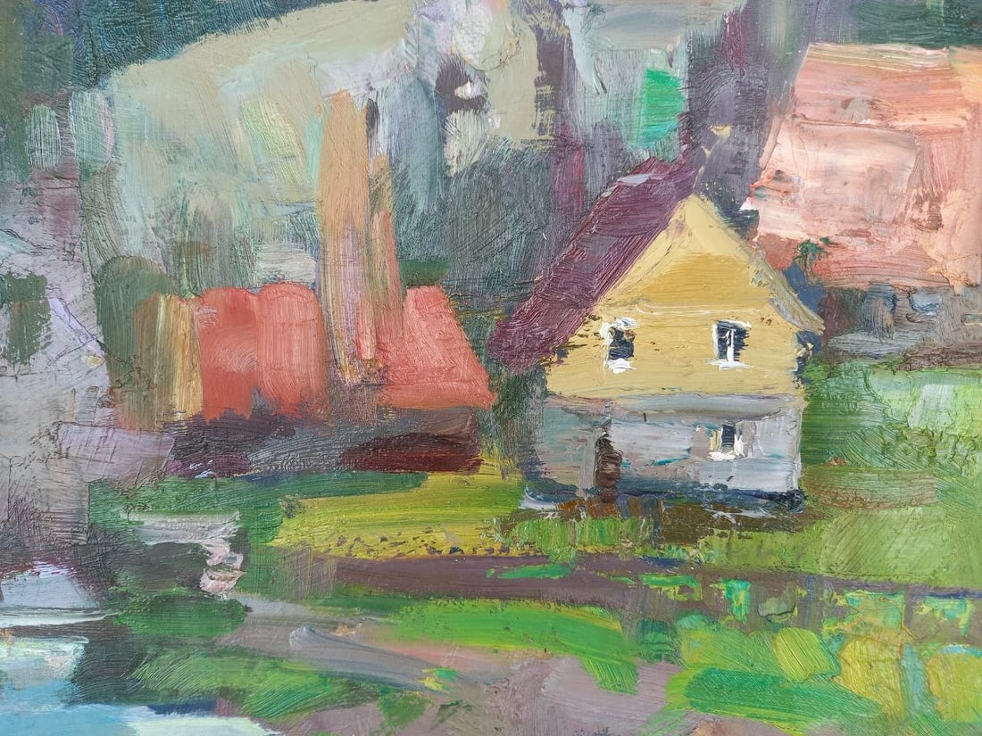 Oil painting In the mountains Alex Ditriev - 8