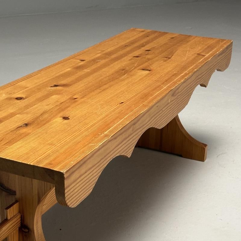 GP, Swedish Mid-Century Modern, Bench, Pine, Sweden, 1978 - 11