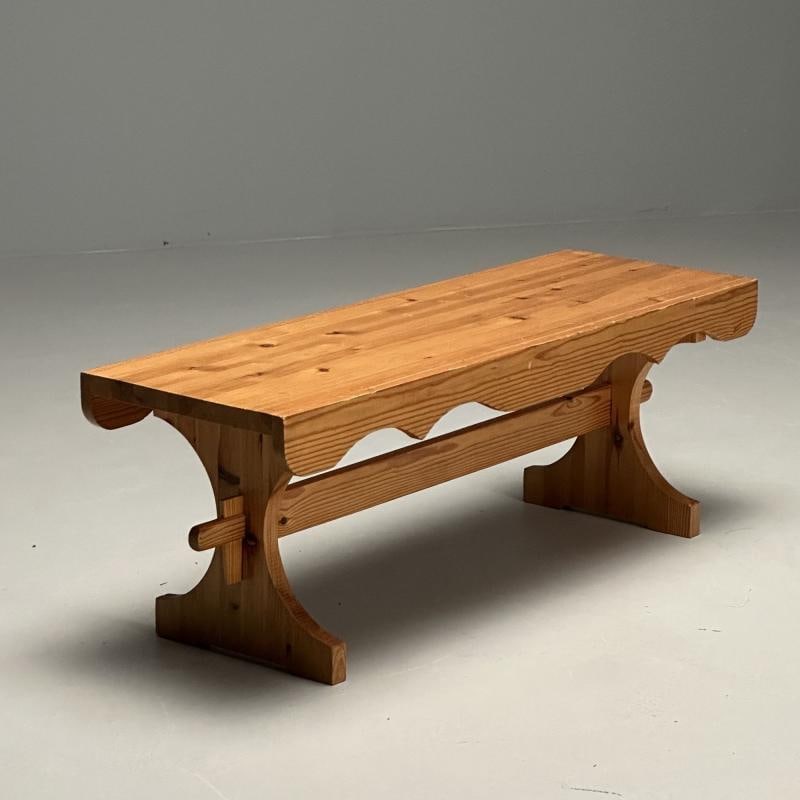 GP, Swedish Mid-Century Modern, Bench, Pine, Sweden, 1978 - 2