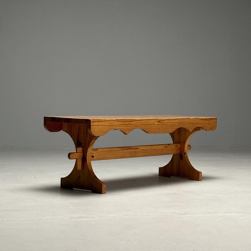 GP, Swedish Mid-Century Modern, Bench, Pine, Sweden, 1978 - 3