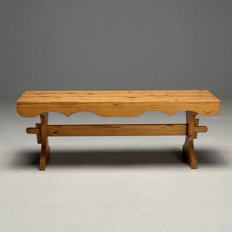 GP, Swedish Mid-Century Modern, Bench, Pine, Sweden, 1978 - 4