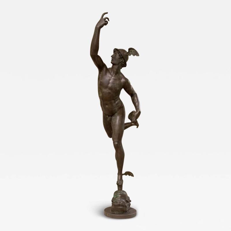French Artist, Life-Size Statue of Hermes, Bronze, France, 18th Century (1 of 12)