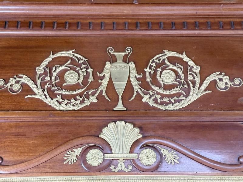 Empire Revival, Mahogany, Bronze, Monumental Mirror and Console, France, 19th c. - 11