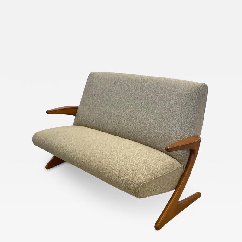 Mid-Century Modern Z Sofa / Settee by Bengt Ruda, Boucle, Swedish, 1960's (1 of 13)