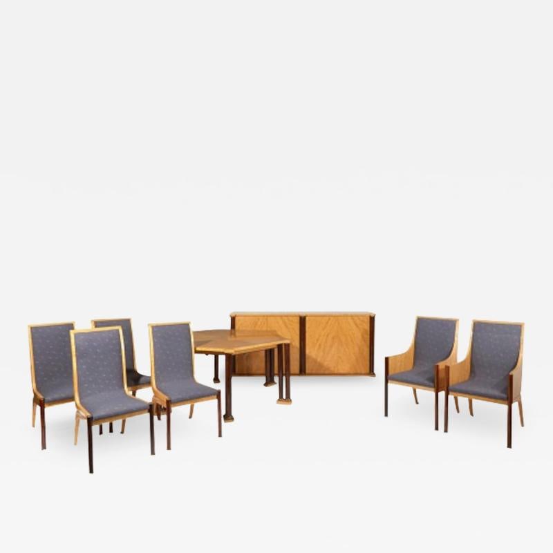 Vladimir Kagan Dining Room Set, Table, Chairs, Sideboard, Labeled, Copeland (1 of 12)
