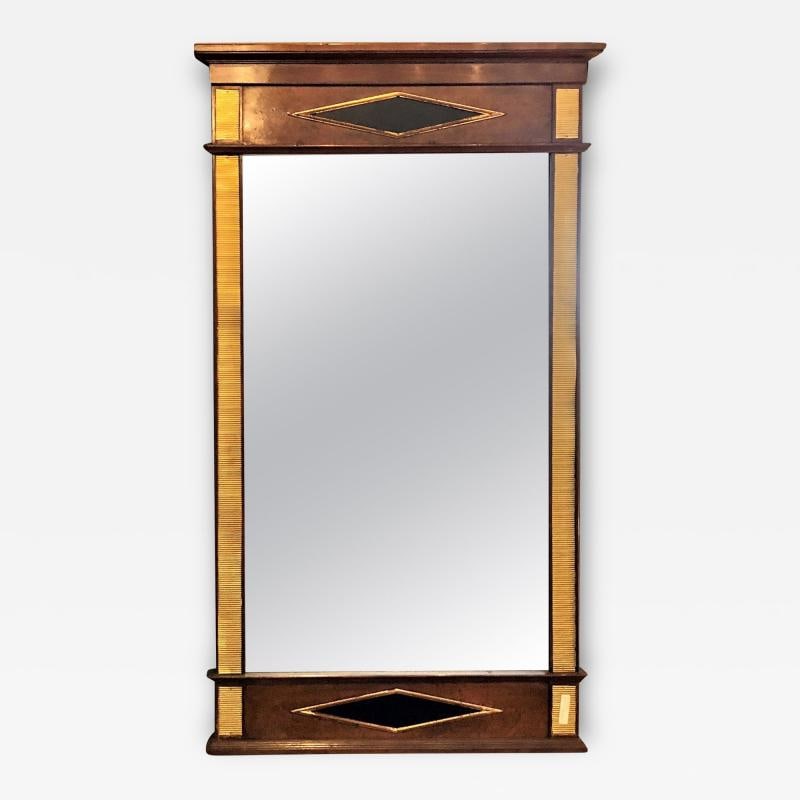 Fine Bronze Mounted Mahogany Ebonized Russian Neoclassical Wall Mirror (1 of 8)