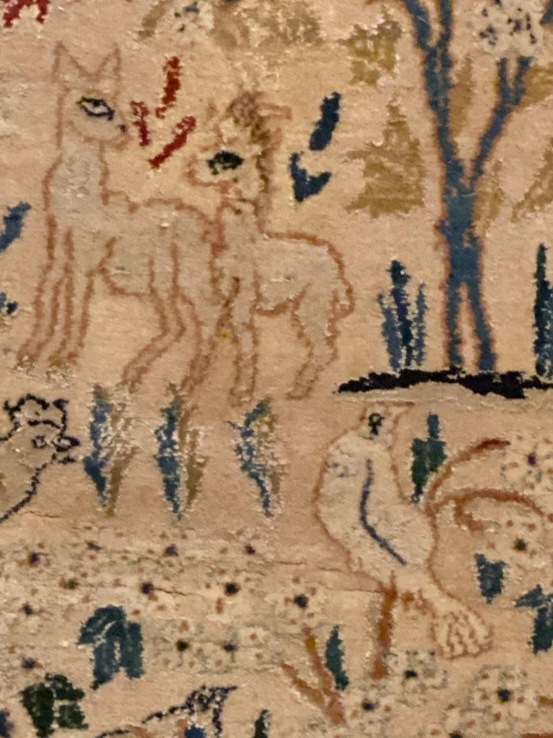 1970s Pakistani Wool Handwoven Carpet - 10