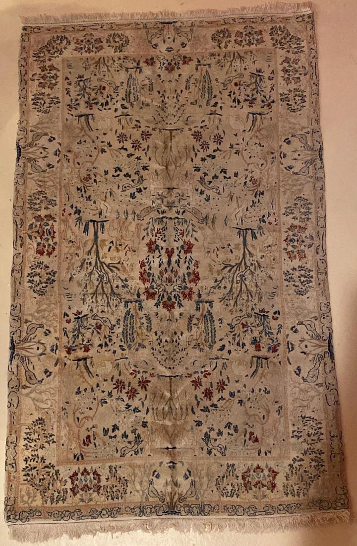 1970s Pakistani Wool Handwoven Carpet - 3