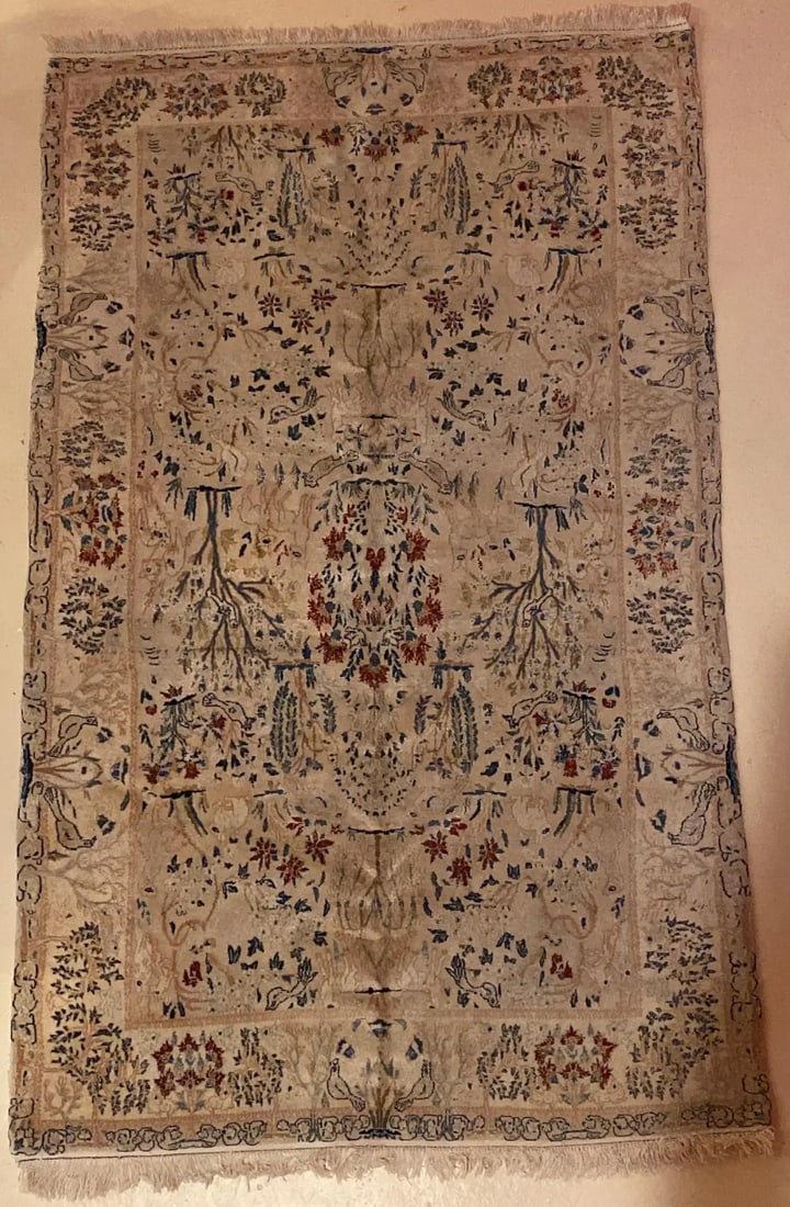 1970s Pakistani Wool Handwoven Carpet - 7