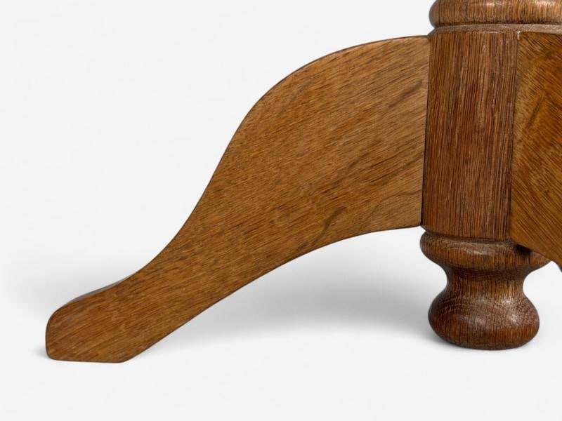 Danish Modern, Oak, Ceramic, Side Table, Denmark, 1975 - 7