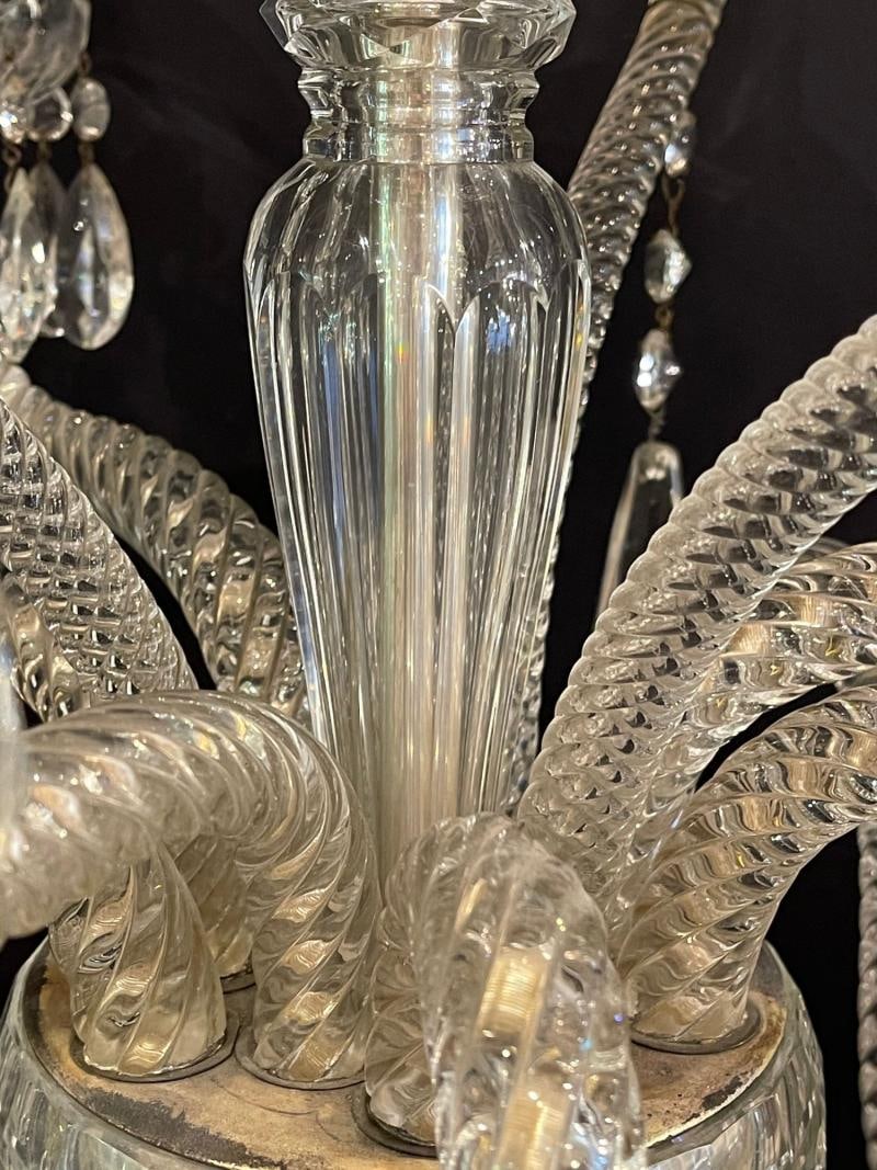 Fine Cut Crystal Venetian Style Chandelier - 11