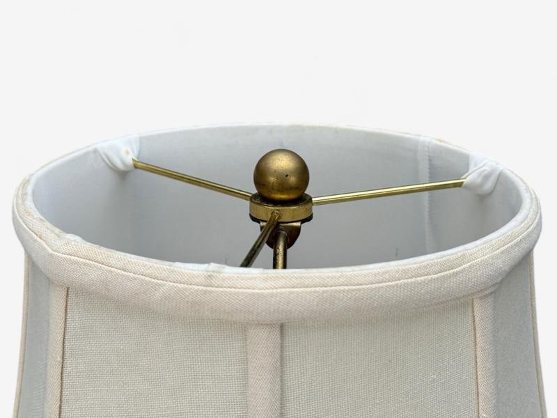 Chinoiserie, Painted Wood, Brass, Table Lamp, USA, 1960s - 8
