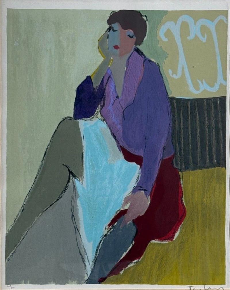 Itzchak Isaac Tarkay, Fauvism, Signed and Numbered Silkscreen, 20th c.: Title: Itzchak Isaac Tarkay, Fauvism, Signed and Numbered Silkscreen, 20th c. Description: Description 1: Itzchak Isaac Tarkay, Fauvism, "Happy Memories", Signed and Numbered Silkscreen, 20th c.