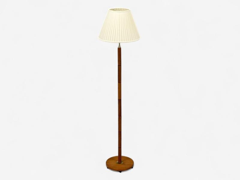 Danish Modern, Teak, Brass, Floor Lamp, Denmark, 1960s - 3