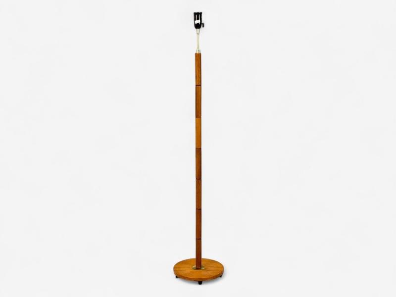 Danish Modern, Teak, Brass, Floor Lamp, Denmark, 1960s - 4