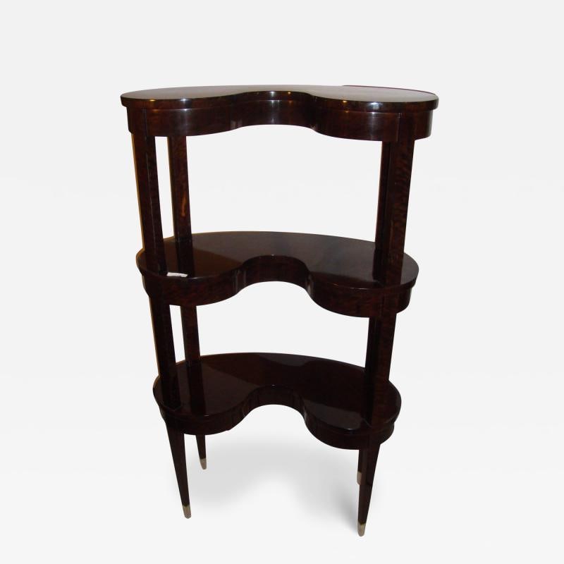 Jonathan Charles Kidney Shaped Three-Tier Etagere (1 of 11)