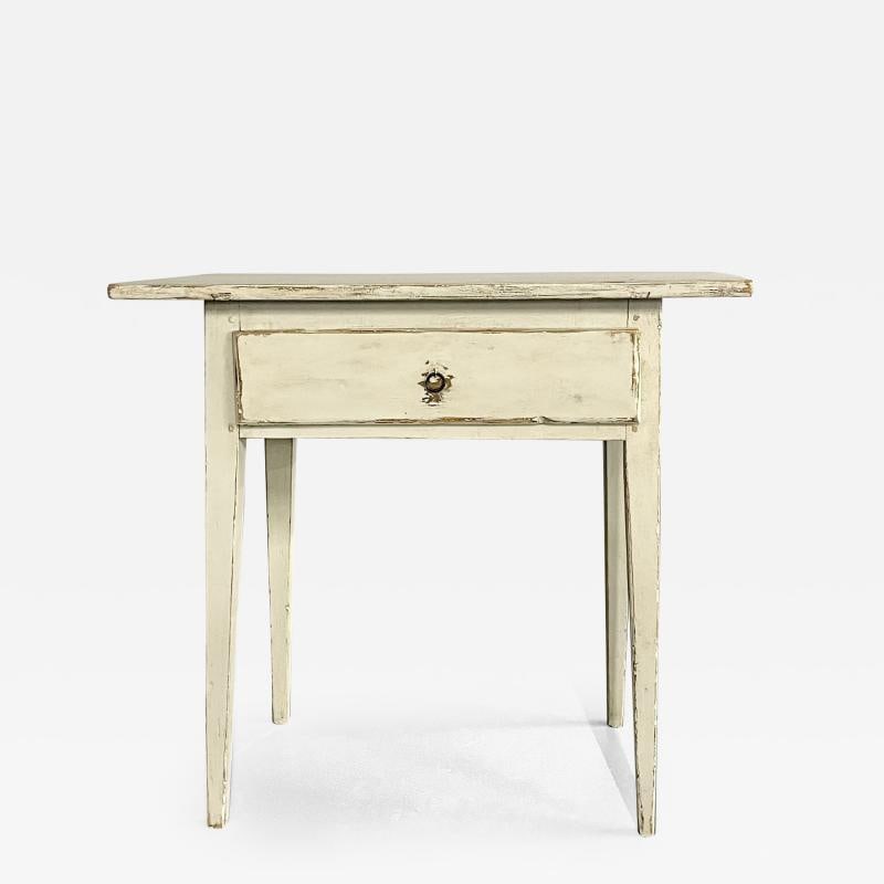 Swedish Gustavian Single Drawer Stand, Table or Nightstand, Paint Decorated (1 of 12)