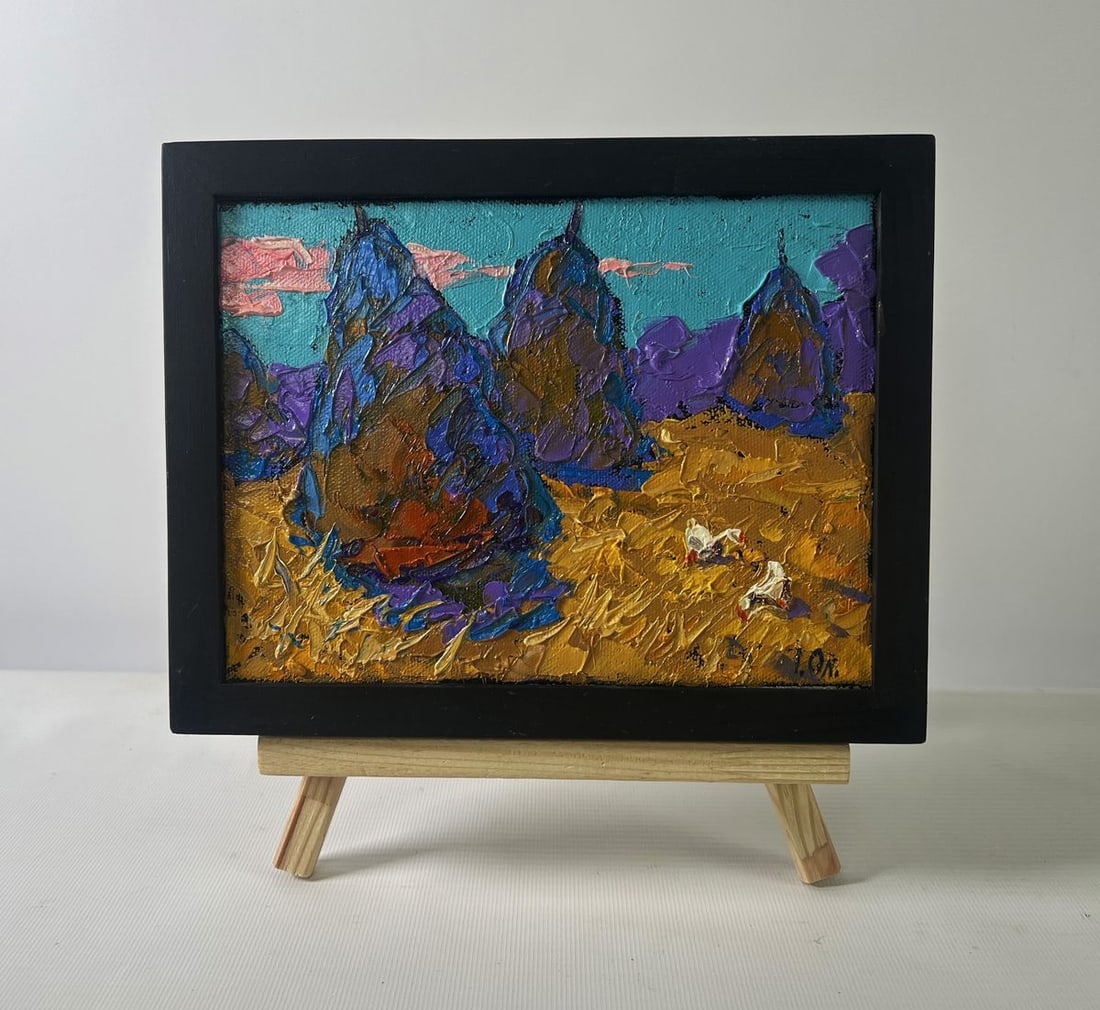 Oil painting Warm spring day Oleksiy Ivanyuk (1 of 8)