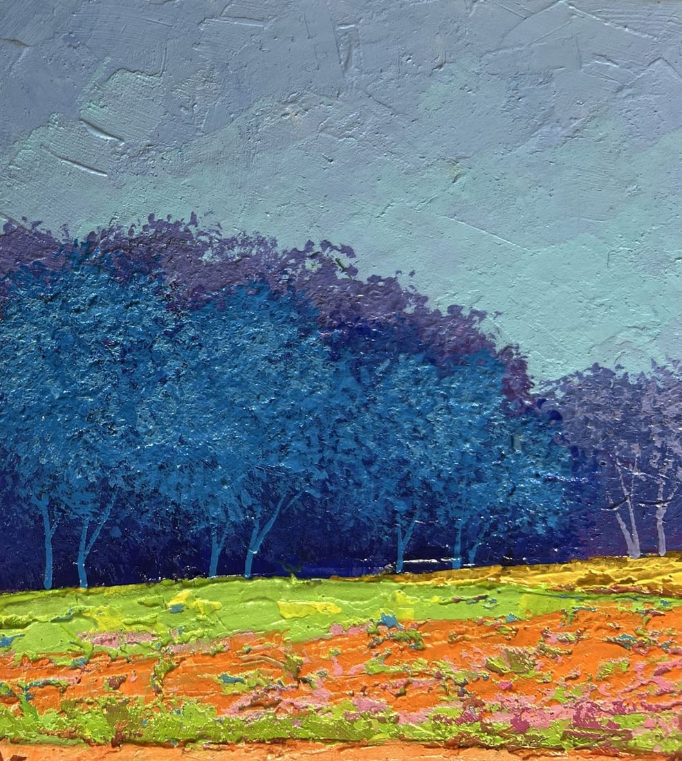 Oil painting Warm wind over the meadows V. Zadorozhnya - 4