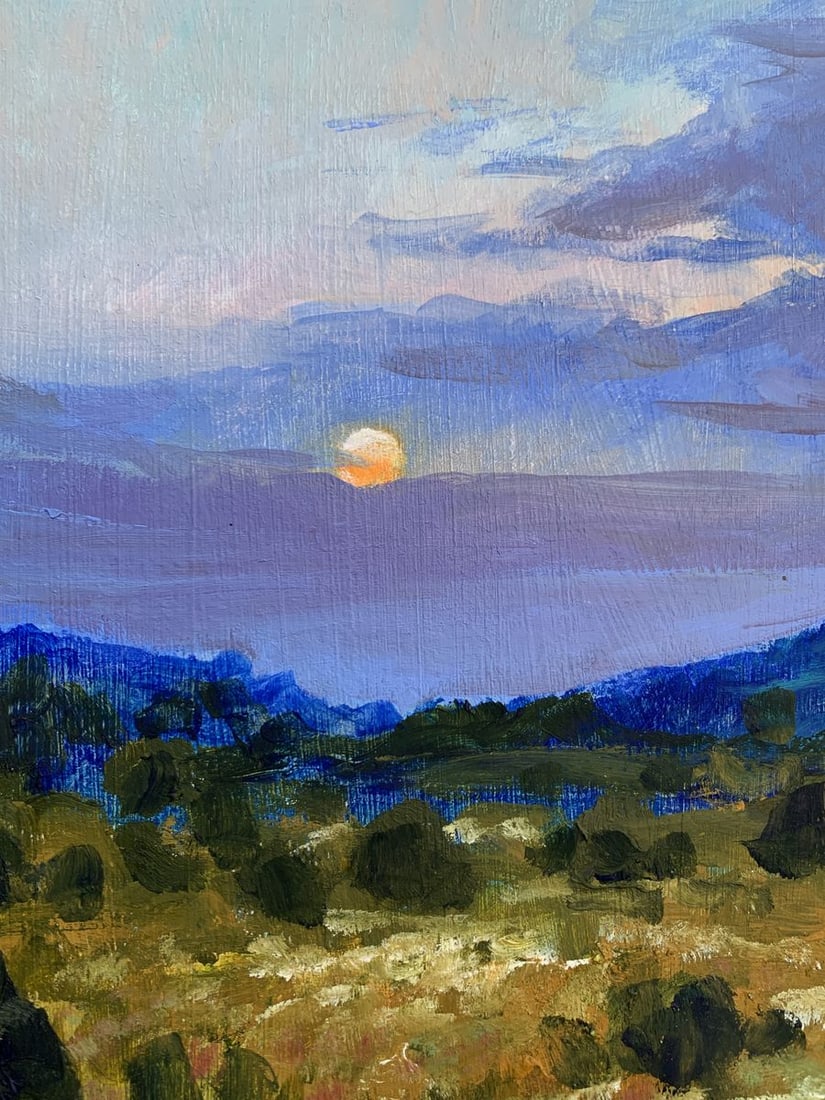 Oil painting Summer evening Valentina Simashchuk - 5