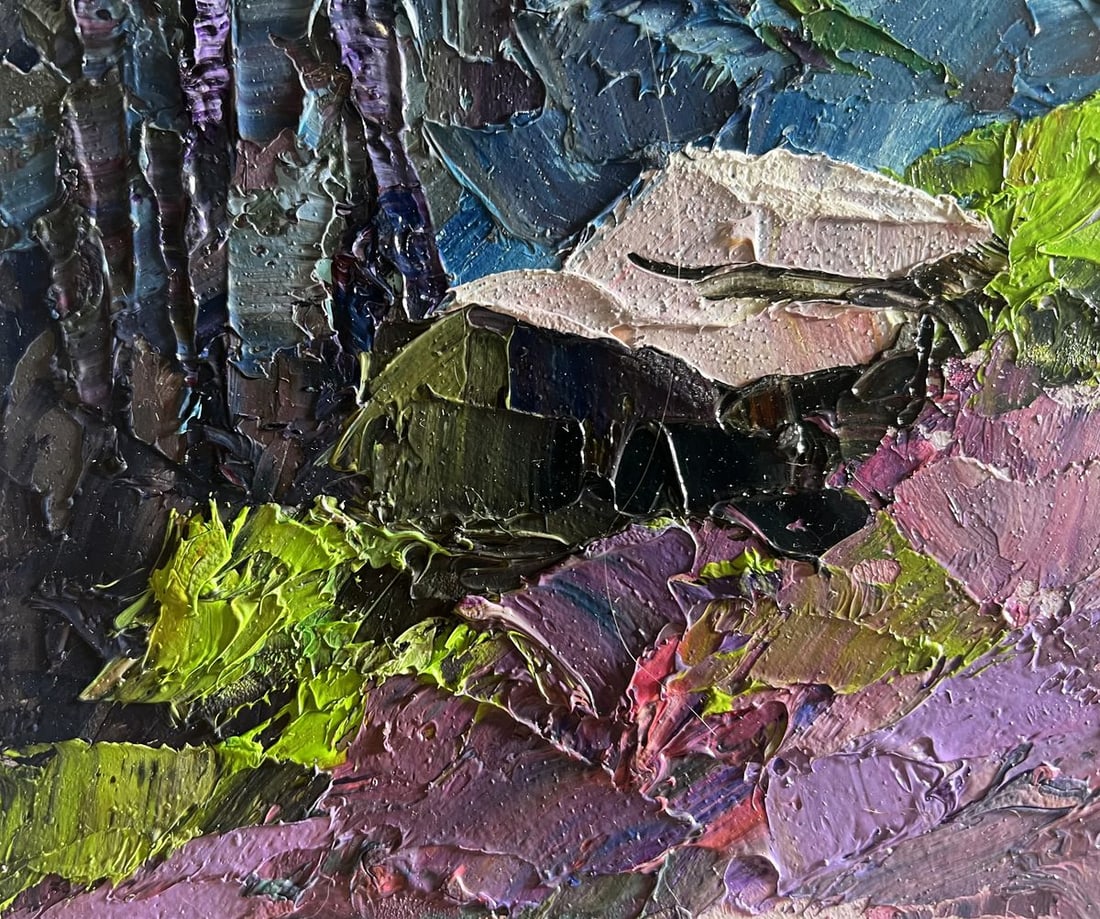 Oil painting Path in the forest Boris Serdyuk - 8