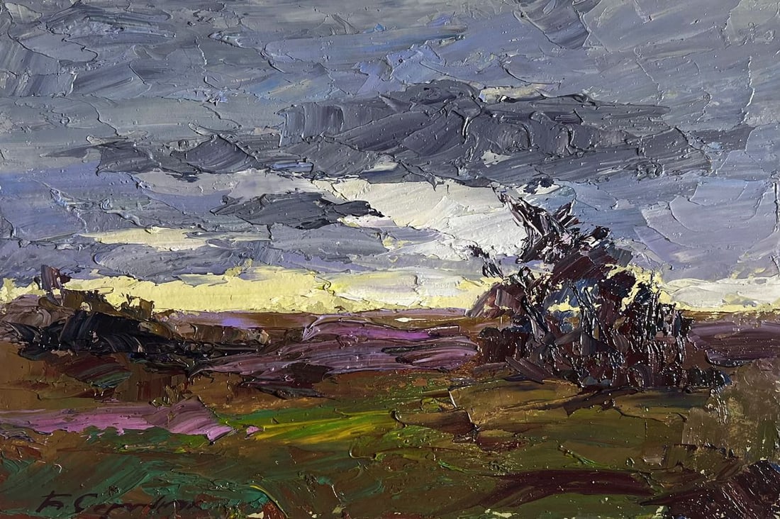 Oil painting It's a nasty day Boris Serdyuk - 3