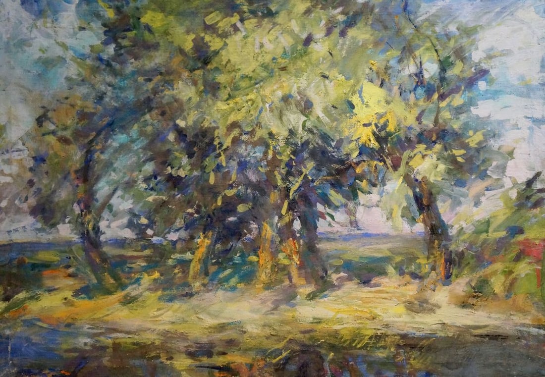 Oil painting Summer time Gubsky Igor Ivanovich: No.Vern 783 *** ABOUT THIS PAINTING *** * TITLE: "Summer time" * ARTISTS: Gubsky Igor Ivanovich??? * SIZE: 55x78 cm/21.65x30.70 inches' * MEDIUM: oil, canvas * HAND PAINTED: Original painting from our