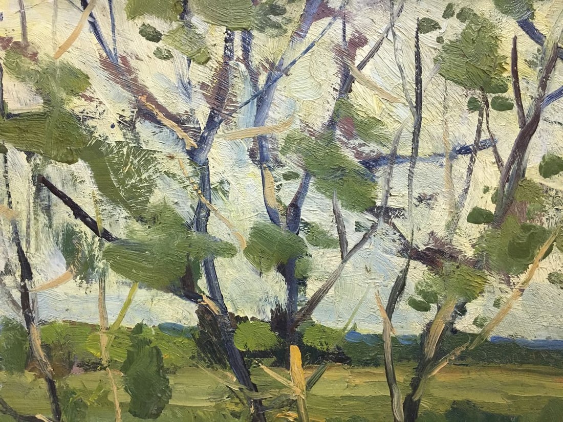Oil painting In summer Polurezov G.I. - 2