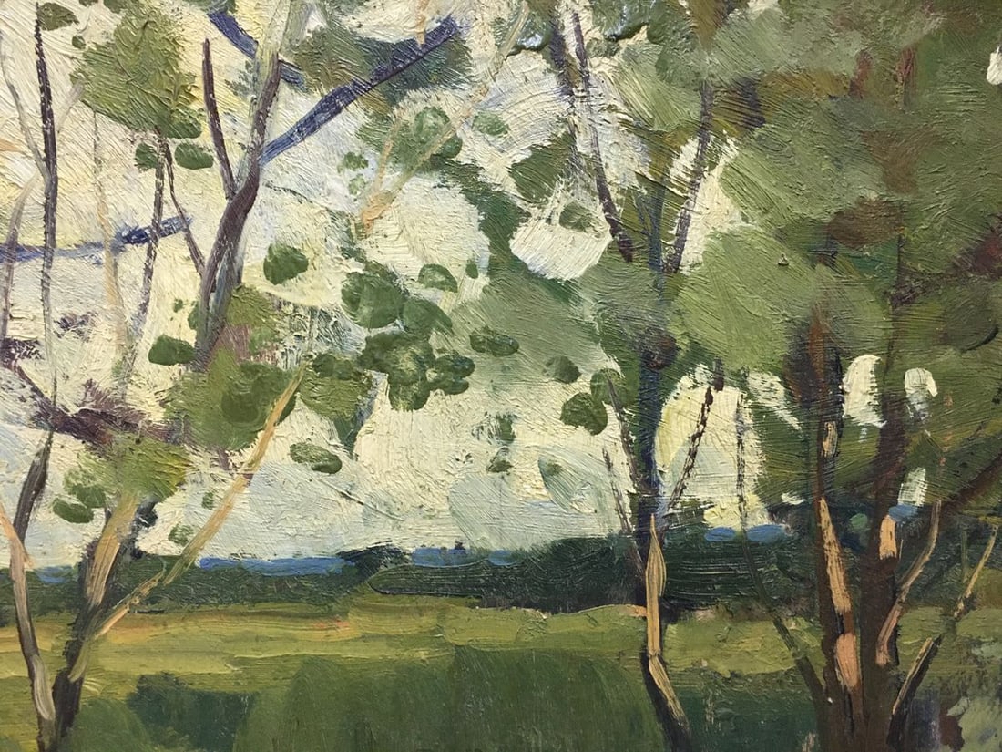Oil painting In summer Polurezov G.I. - 3