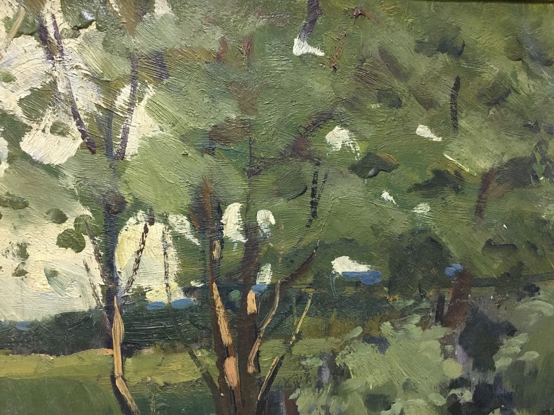 Oil painting In summer Polurezov G.I. - 4