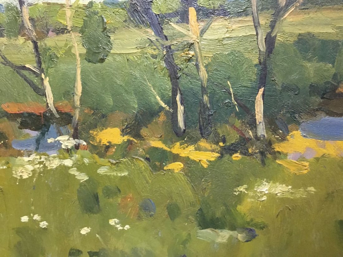 Oil painting In summer Polurezov G.I. - 5
