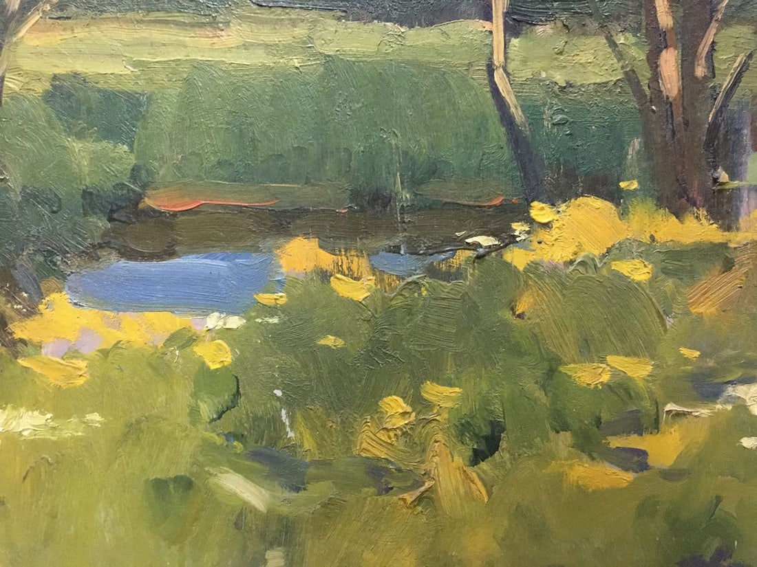 Oil painting In summer Polurezov G.I. - 6