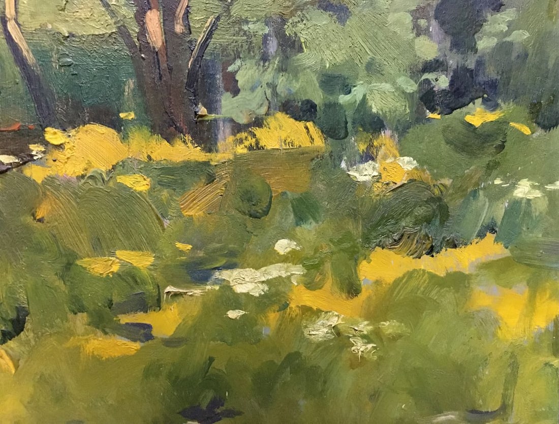 Oil painting In summer Polurezov G.I. - 7