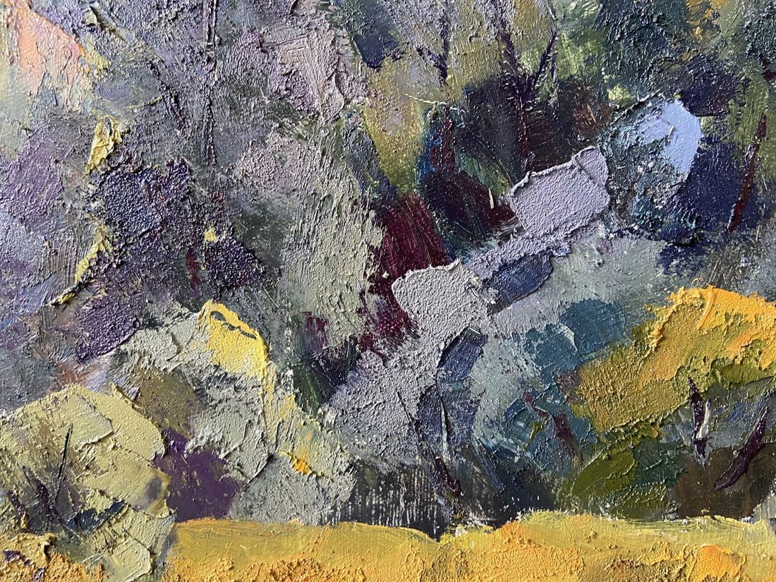 Oil painting Sunny hot day in the forest Kapotenko Ivan Ivanovich - 2
