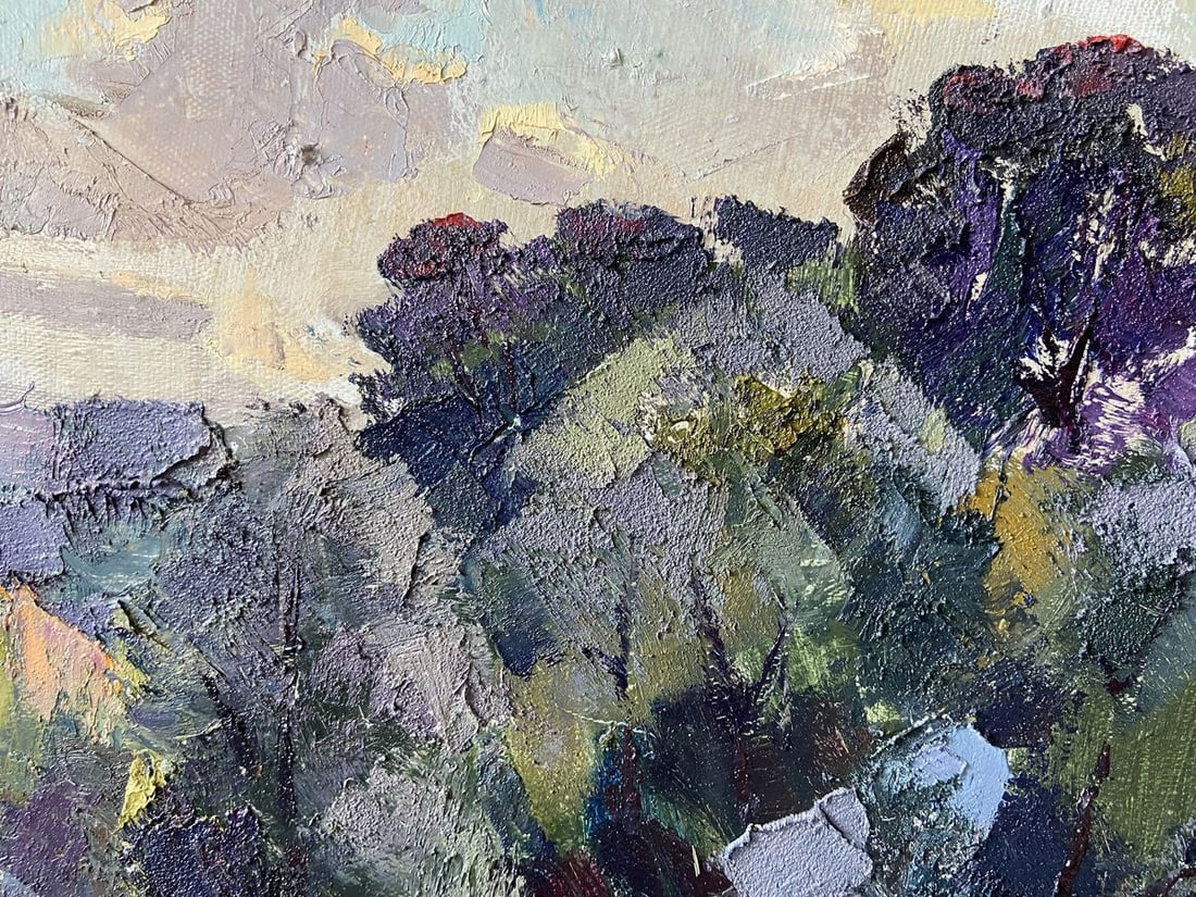 Oil painting Sunny hot day in the forest Kapotenko Ivan Ivanovich - 7
