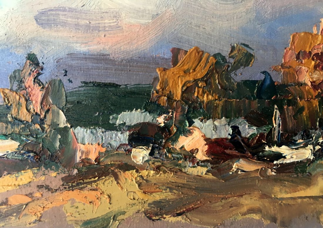 Oil painting It's getting dark soon Alexander Nikolaevich Cherednichenko - 9