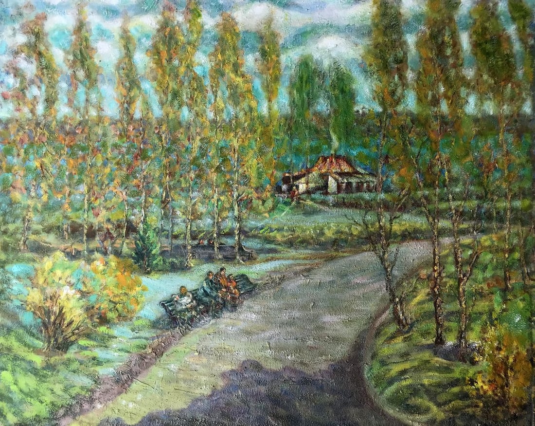 Oil painting On the outskirts of the city Shapoval Ivan Leontyevich (1 of 12)