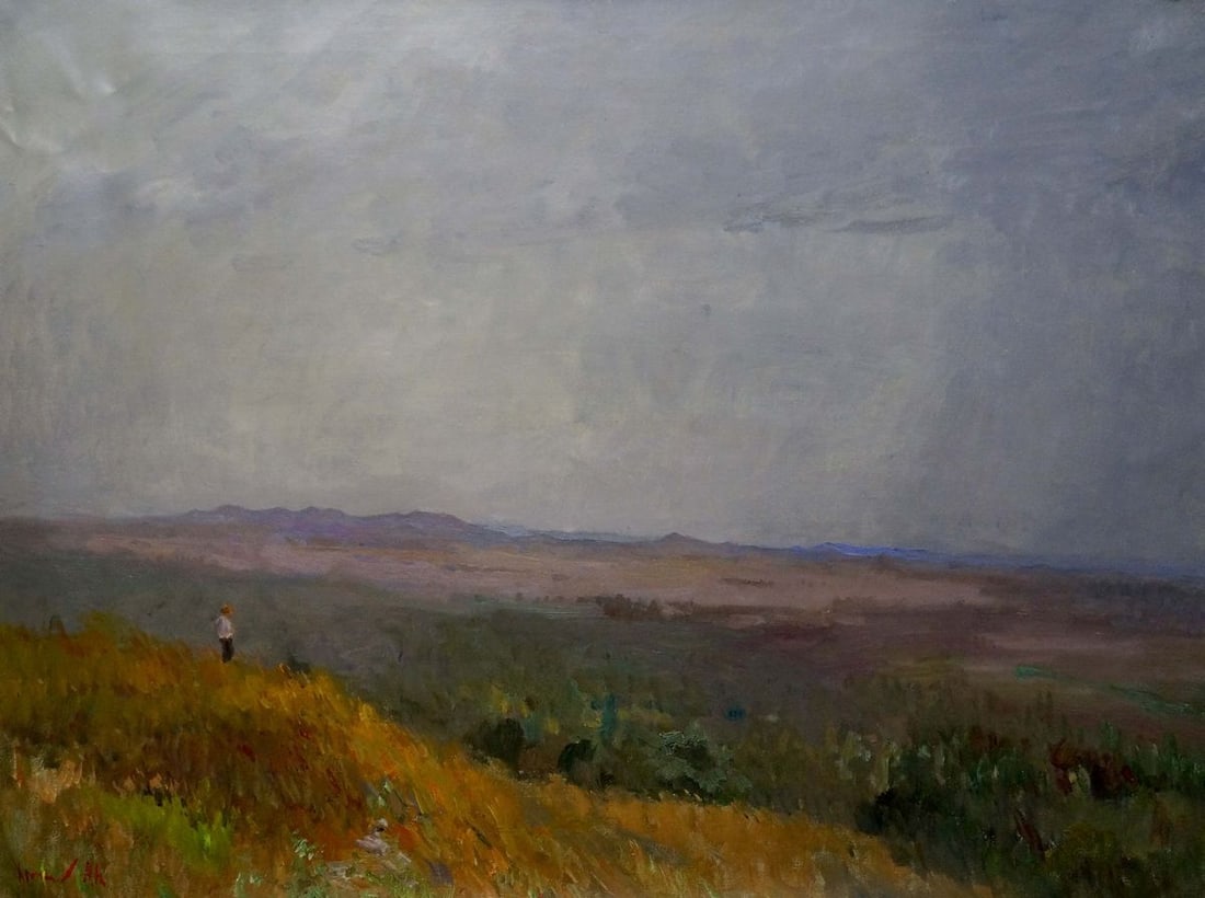 Oil painting Kerch Symphony Khrapachev Alexander Nikolaevich: No.Verns 879 *** ABOUT THIS PAINTING *** * TITLE: "Kerch Symphony" * ARTISTS: Khrapachev Alexander Nikolaevich * SIZE: 60x80 cm/23.62x31.49 inches' * MEDIUM: oil, canvas * HAND PAINTED: Original paint