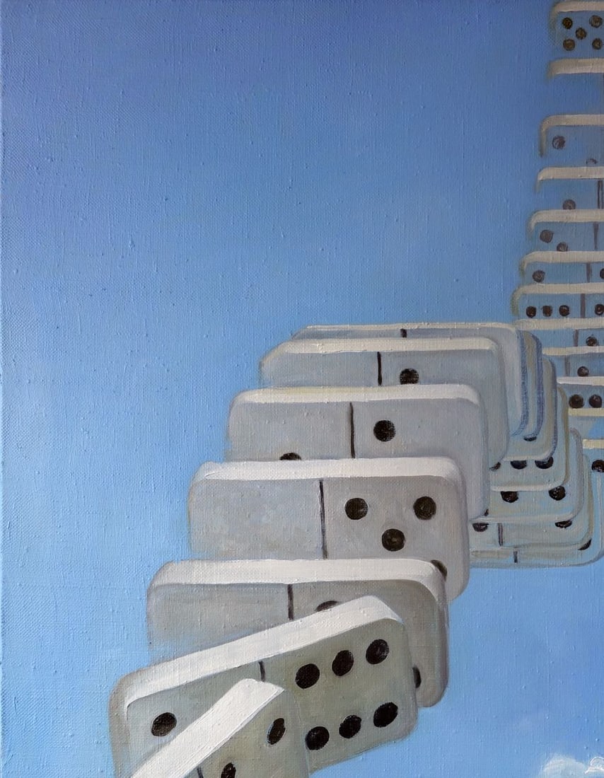 Oil painting Domino Varvarov Anatoly Viktorovich - 4