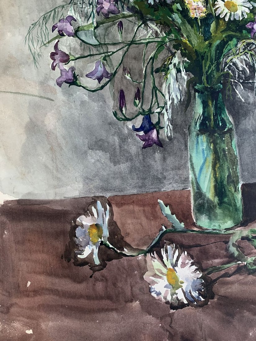Watercolor painting Bouquet of flowers Palazhchenko Irina - 3