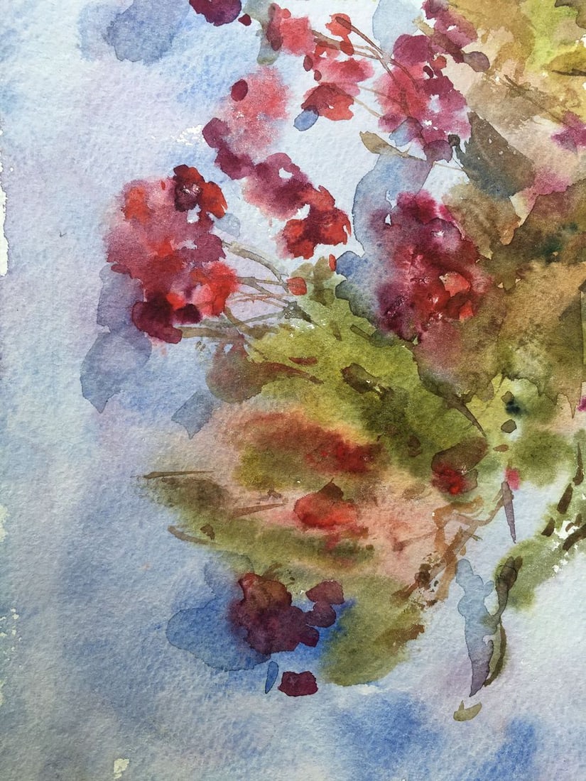 Watercolor painting Rowan Viktor Mikhailichenko - 3