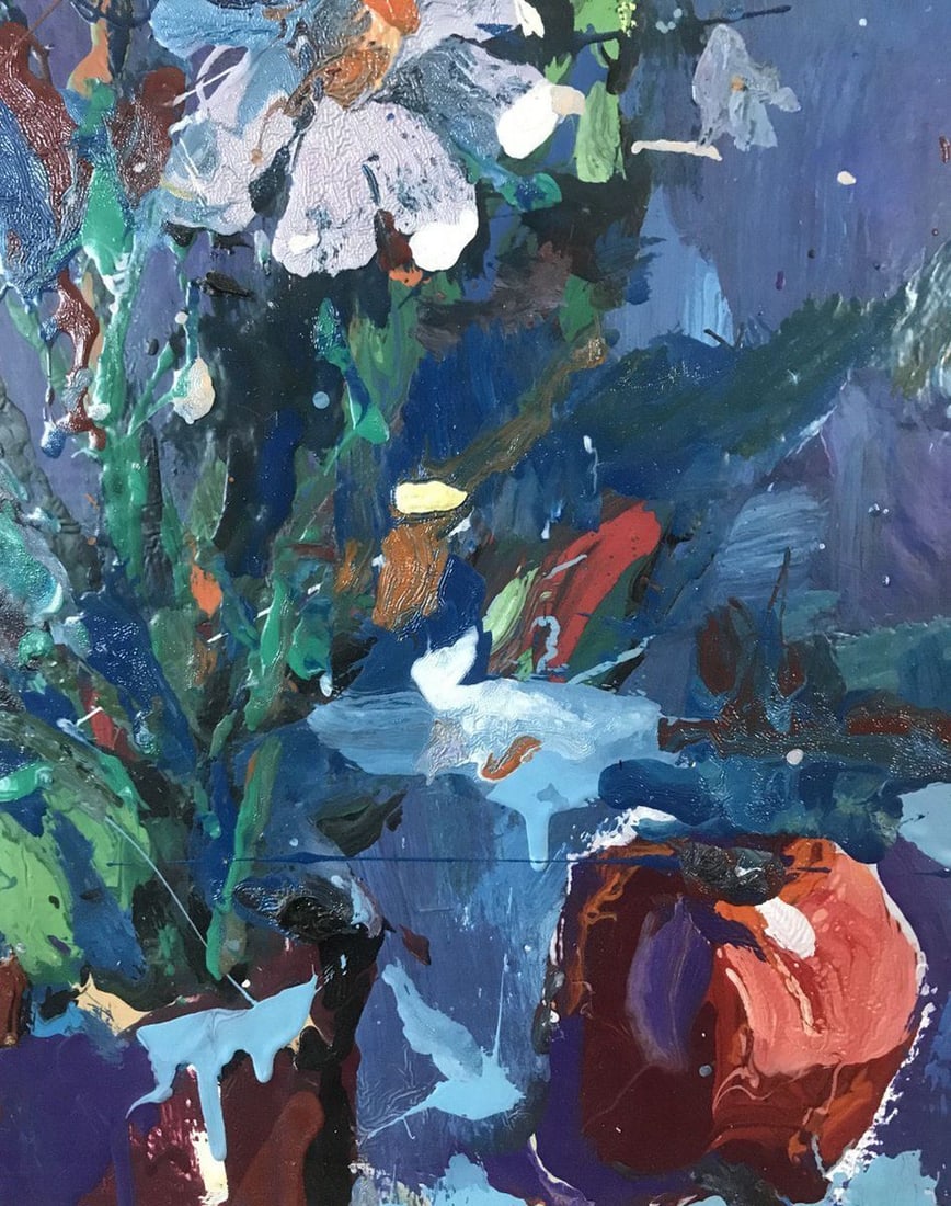 Oil painting extravaganza of flowers Kalenyuk Oksana - 4
