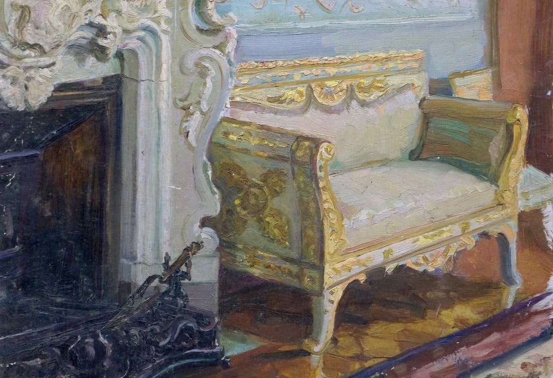 Oil painting Royal room - 3