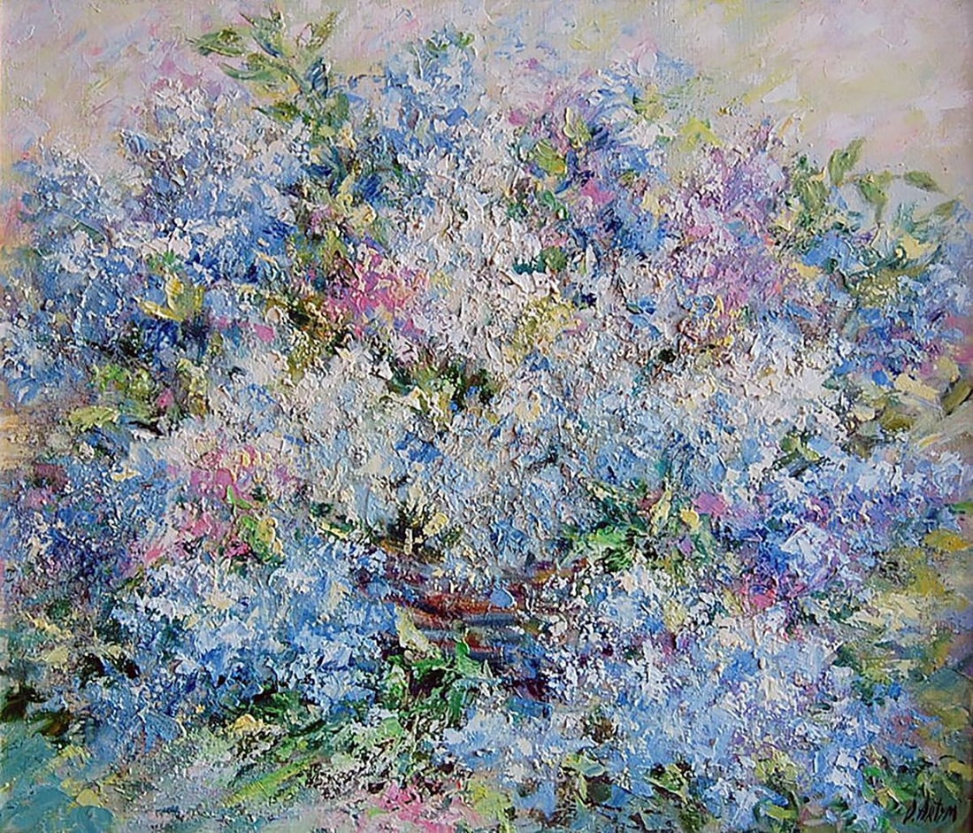 Oil painting Cherries in a basket Kotmin Olga (1 of 6)