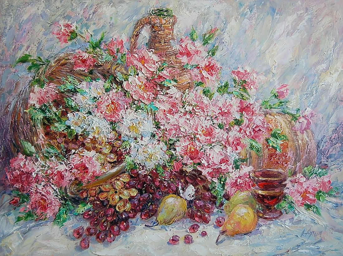 Oil painting Generous August Kotmin Olga: No.Kotmin 76*** ABOUT THIS PAINTING **** TITLE: "Generous August"* ARTISTS: Kotmin Olga* SIZE: 60x80 cm/23.62x31.49 inches' * MEDIUM: oil, canvas* HAND PAINTED: Original painting from our collection* 