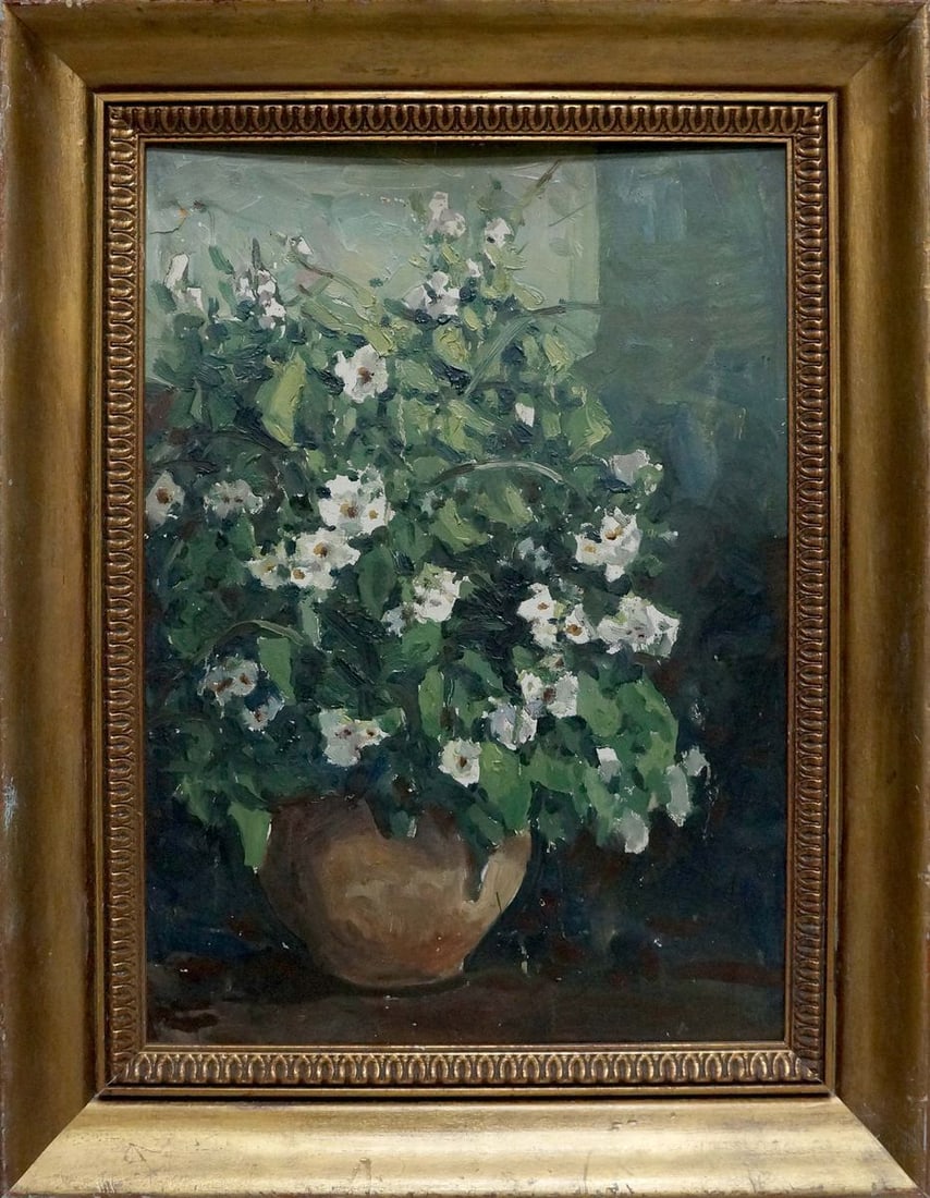 Oil painting Bouquet of flowers Kompaniyets-Kiyanchenko Nadezhda Dmitriyevna: No.Vern 1543 *** ABOUT THIS PAINTING *** * TITLE: "Bouquet of flowers" * ARTISTS: Kompaniyets-Kiyanchenko Nadezhda Dmitriyevna * SIZE: 48x34 cm/18.89x13.38 inches', frame SIZE: 62x49 cm/24.40x19.29 in