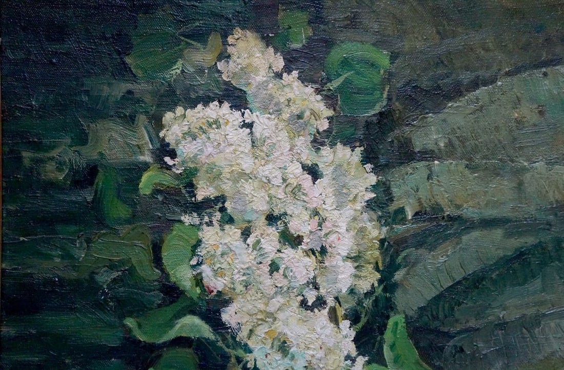 Oil painting Lilac branch Oleinik Anna Petrovna - 4
